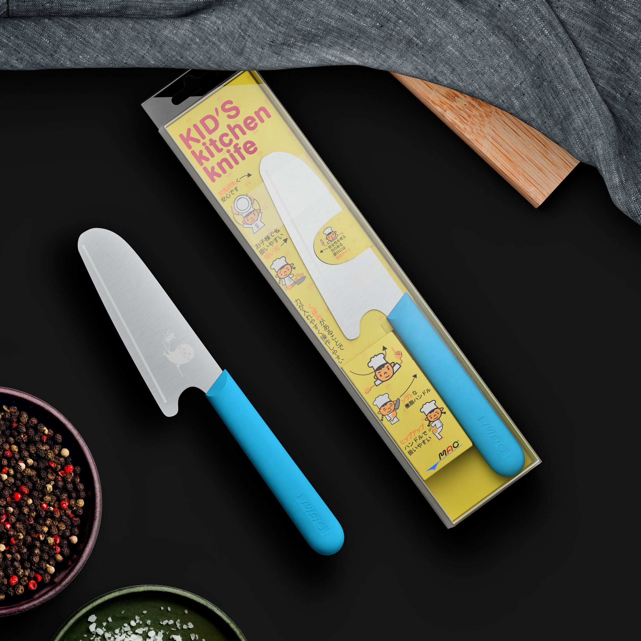 Mac Kid Barnekniv Blå 12,5 cm